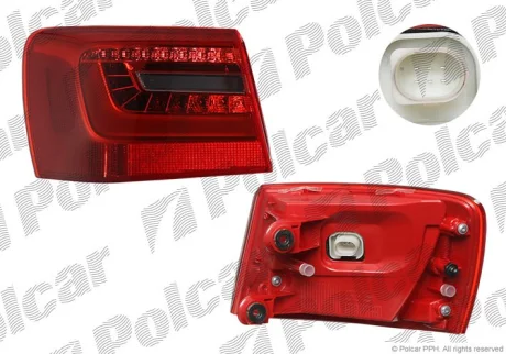 Фонарь задний | A6 (C7), 01.11- Polcar 13E1872X