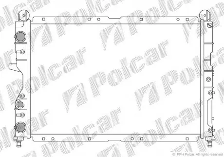 Радиатор охлаждения Polcar 140208A6