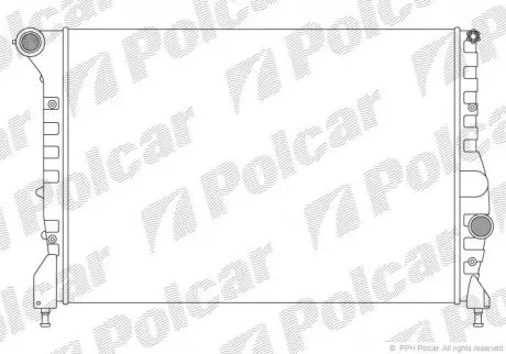 Радиатор охлаждения Polcar 140408A2