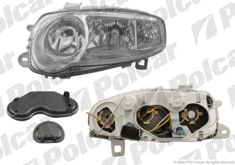 Фара основная | ALFA ROMEO 147, 01- Polcar 140410E