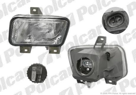 Фара передняя | ALFA ROMEO 166, 98- Polcar 140729E