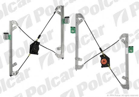 Стеклоподъемник электрический без электромотора. Polcar 1411PSG1 (фото 1)