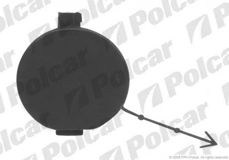 Заглушка крюка буксировки Polcar 1420079