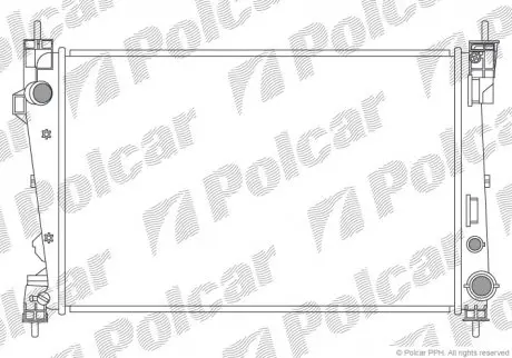 Радіатор охолодження Polcar 1421082