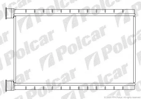 Радиатор печки Polcar 2001N81X