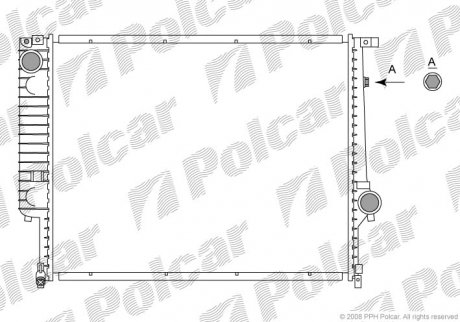 Радиатор охлаждения Polcar 2005087