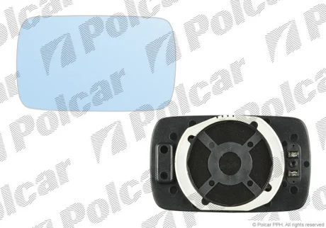 Вставка зовнішнього дзеркала правий | BMW E30 82-90 Polcar 2005556M