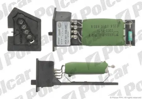 Резистор вентилятора Polcar 2007KST2X