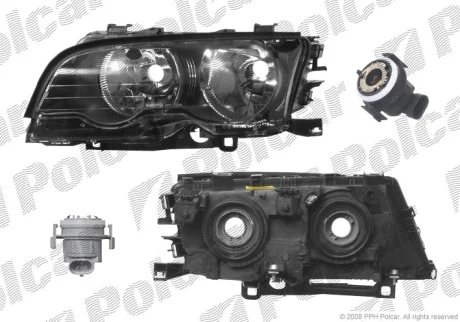 Фара основна | BMW3 E46,COU/CAB,99- Polcar 200810PE
