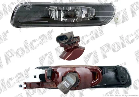 Фара передняя | BMW3 E46 SDN/KB, 97- Polcar 2008294E