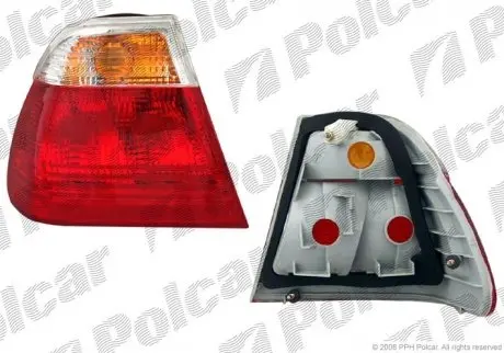 Ліхтар задній BMW3 E46 SDN/KB, 97- Polcar 2008882E