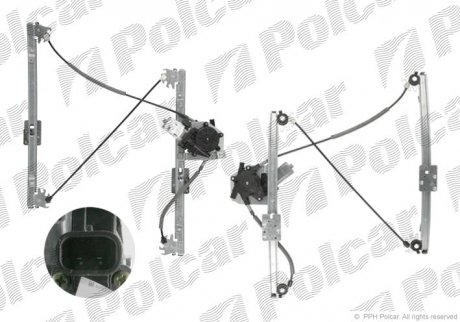Склопідйомник електричний Polcar 2008PSE1