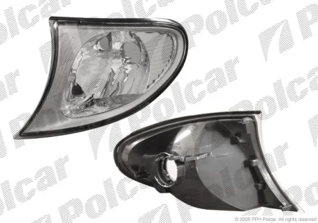 Указатель поворота передний | BMW3 E46 SDN/KB, 02- Polcar 2009191E