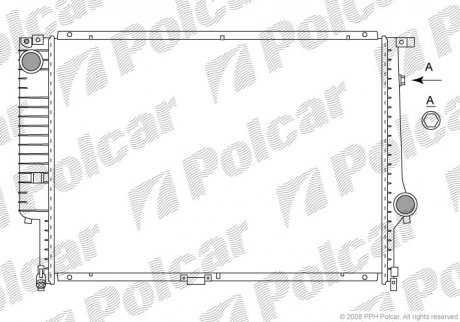 Радиатор охлаждения Polcar 2015085