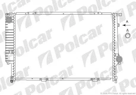 Радиатор охлаждения Polcar 2015087