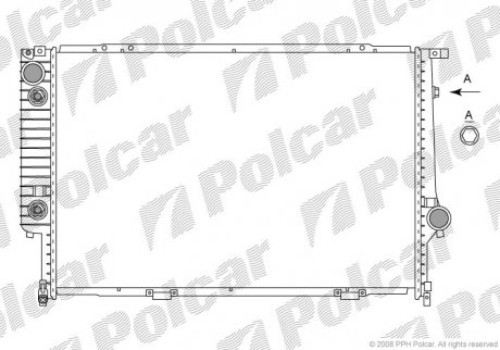 Радиатор охлаждения Polcar 2015088