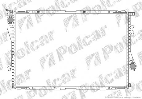 Радиатор охлаждения Polcar 201608A4 (фото 1)