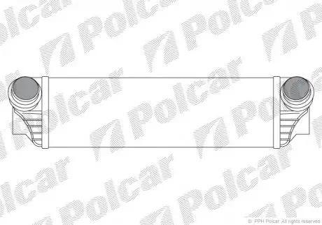 Радиатор воздуха (интеркулер) Polcar 2019J82X