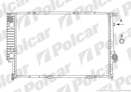 Радиатор охлаждения Polcar 2032083