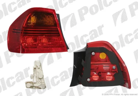 Ліхтар задній | 3 E90/E91, 04-08 Polcar 204088S