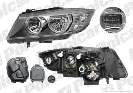 Фара основная | 3 (E90/E91), 08.08- Polcar 2042102V