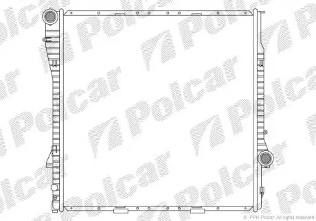 Радиатор охлаждения Polcar 2050081