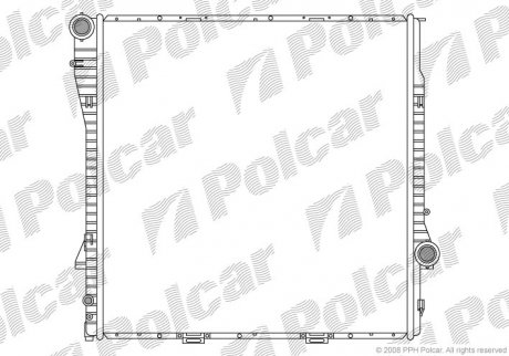 Радіатор охолодження Polcar 2050083