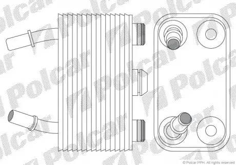 Радіатор масла Polcar 2050L81X