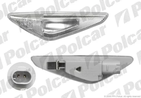Указатель поворота боковой | X5, 10.06- Polcar 2051197E