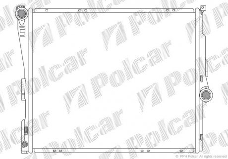 Радиатор охлаждения Polcar 2055081