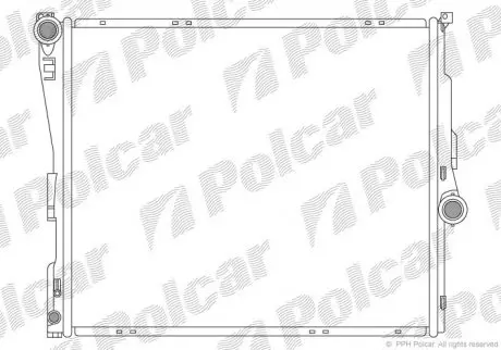 Радиатор охлаждения Polcar 2055081