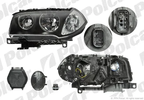 Фара основна | X3, 06.03-11.10 Polcar 2055091E