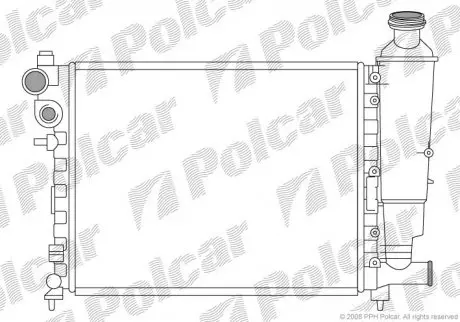 Радиатор охлаждения Polcar 2306085