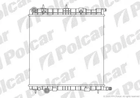 Радиатор охлаждения Polcar 2315082