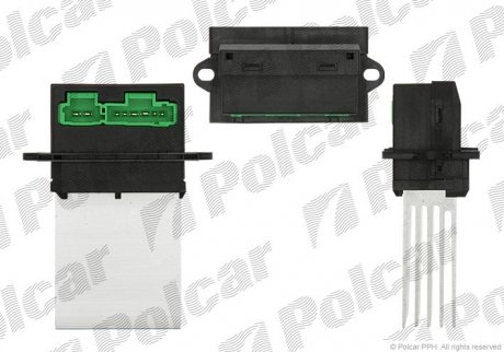 Резистор вентилятора Polcar 2315KST3 (фото 1)