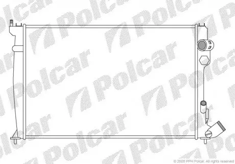Радіатор охолодження Polcar 2325083