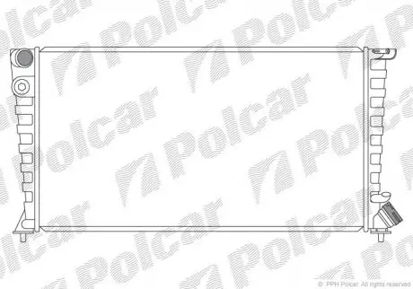 Радиатор охлаждения Polcar 2326084