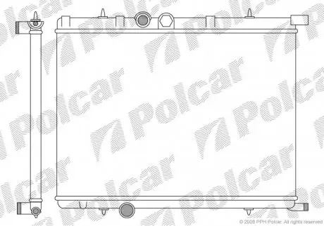 Радиатор охлаждения Polcar 2327081