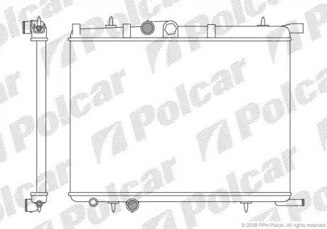 Радиатор охлаждения Polcar 2328081