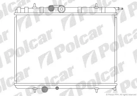Радиатор охлаждения Polcar 2328084