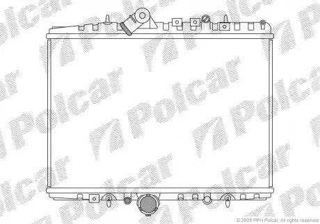 Радіатор охолодження Polcar 2332085