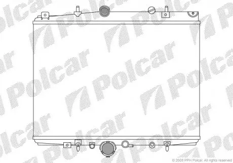 Радіатор охолодження Polcar 2332087