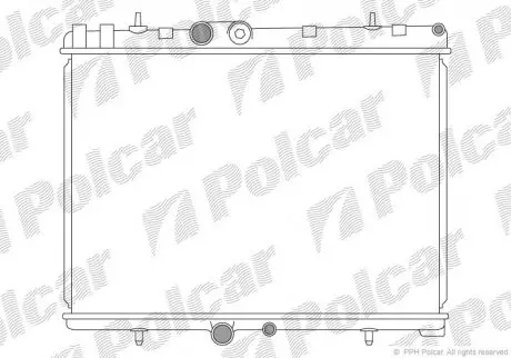 Радіатор охолодження Polcar 2333081