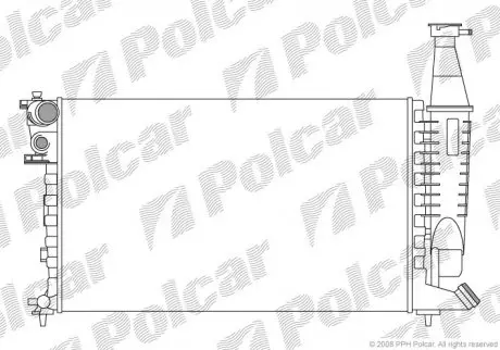 Радиатор охлаждения Polcar 2350082