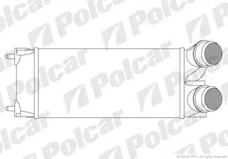 Радиатор воздуха (интеркулер) Polcar 2351J81