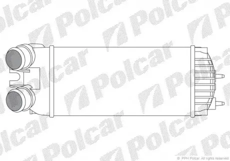 Интеркуллер PSA Berlingo/Xsara/Picasso/Partner 1.6HDi 05.04- Polcar 2351J83