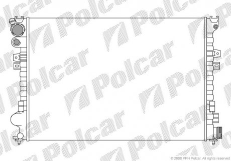 Радиатор Polcar 2380082