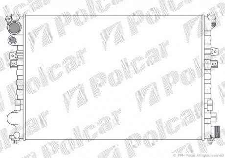 Радиатор Polcar 238008A2