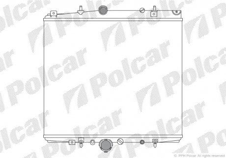 Радиатор охлаждения Polcar 238108A2 (фото 1)