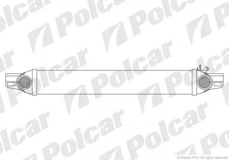 Радіатор повітря (інтеркулер) Polcar 2391J81